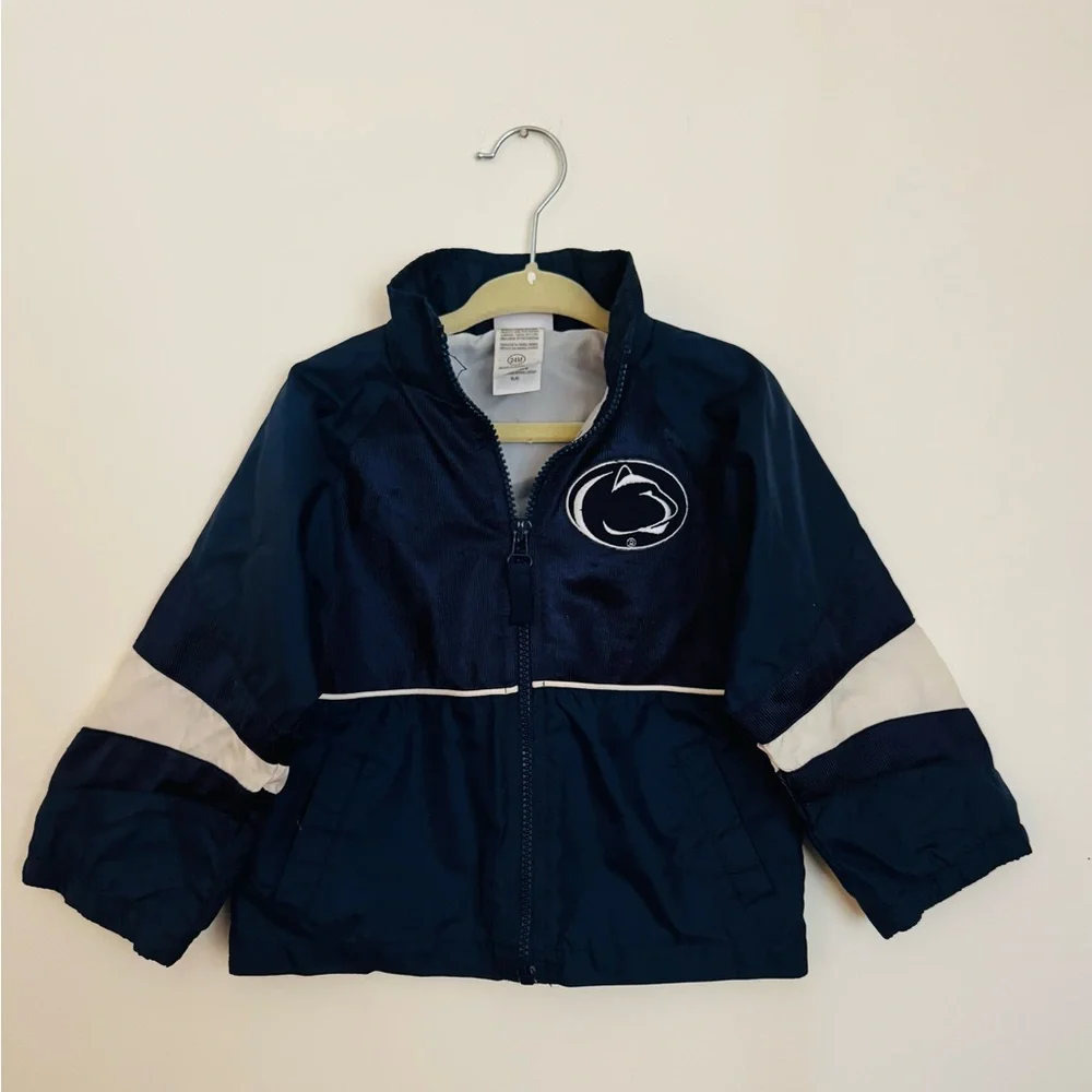 Rare, Mighty Mac Little Boys Penn State Windbreaker Jacket, Size 24 Months - Picture 1 of 1